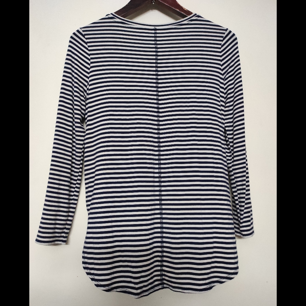 Stripe Apple Cut Top - Picture 7 of 11